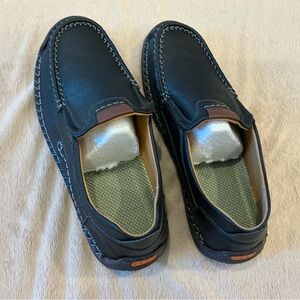 Men's Black leather  Loafers